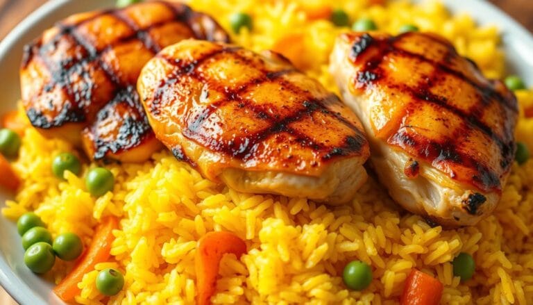 chicken and yellow rice