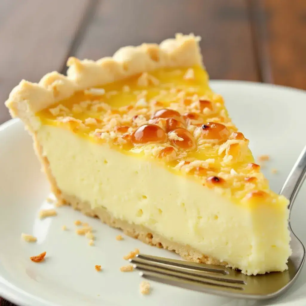 Irresistible Coconut Custard Pie